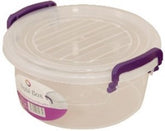 Cutie alimente rotundă cu mâner și capac Saglam 1.2L